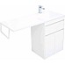Тумба с раковиной Aquanet Токио 120 R 239210 Белая