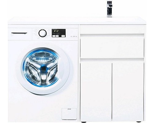 Тумба с раковиной Aquanet Токио 120 R 239210 Белая