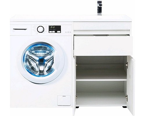 Тумба с раковиной Aquanet Токио 120 R 239210 Белая