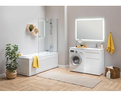 Тумба с раковиной Aquanet Токио 120 R 239210 Белая