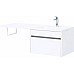 Тумба с раковиной Aquanet Токио 120 R 239213 подвесная Белая