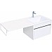 Тумба с раковиной Aquanet Токио 120 R 239213 подвесная Белая