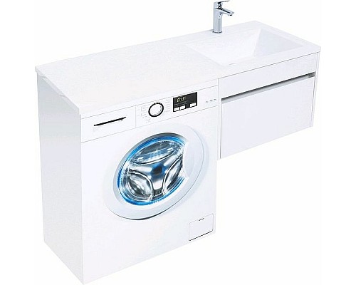 Тумба с раковиной Aquanet Токио 120 R 239213 подвесная Белая