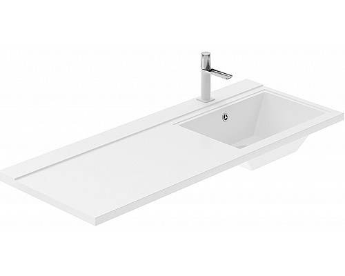 Тумба с раковиной Aquanet Токио 120 R 239213 подвесная Белая