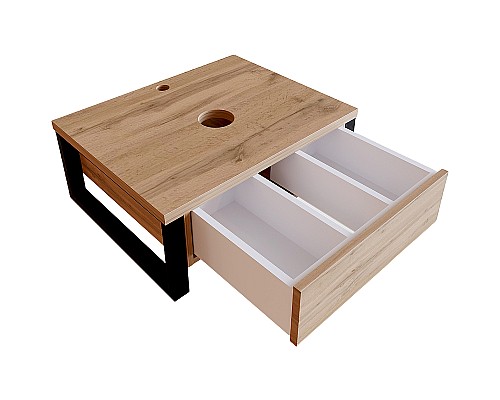 Тумба под раковину 1MarKa Grunge Loft 60П Ц0000001580 подвесная Дуб вотан