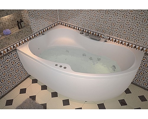 Акриловая ванна Aquanet Capri 160x100 L 205476 без гидромассажа