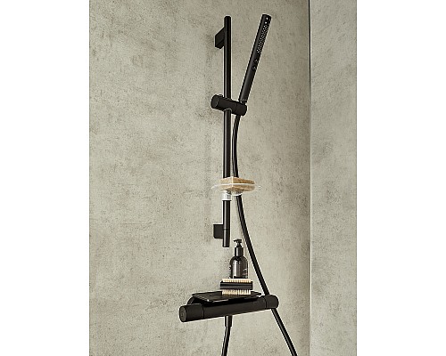 Смеситель для душа Jacob Delafon Metro E21767-BL с термостатом Черный матовый