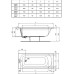 Акриловая ванна Ideal Standard Simplicity 170x75 без гидромассажа