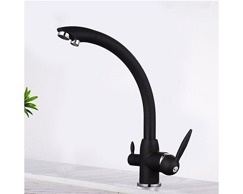 Смеситель для кухни Frap H99 F4399-7 Черный матовый