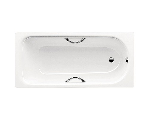Стальная ванна Kaldewei Saniform Plus Star 336 170х75 133630003001 с покрытием Аnti-slip и Easy-clean с отверстиями под ручки