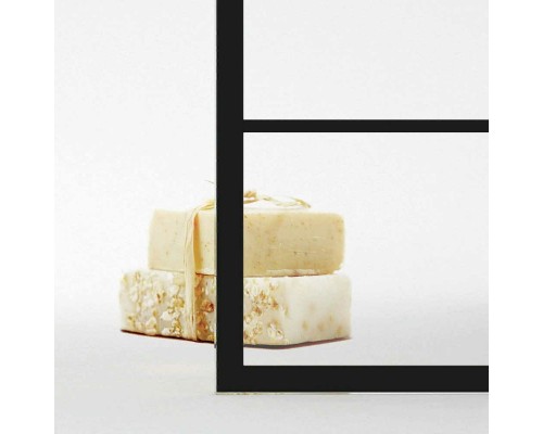 Душевая перегородка Ceruttispa Muza 100x100 T100 профиль Черный стекло прозрачное