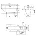 Стальная ванна Kaldewei Saniform Plus 373-1 170x75 с покрытием Аnti-slip и Easy-clean