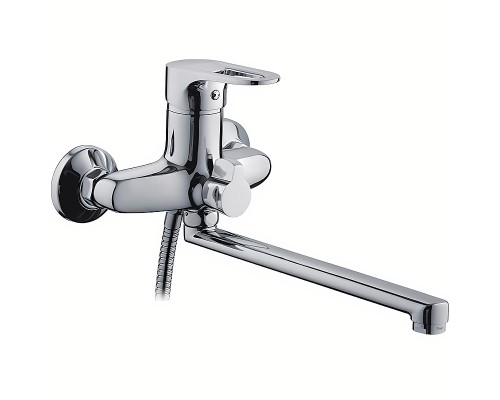 Смеситель для ванны Frap H702 F22702-B универсальный Хром