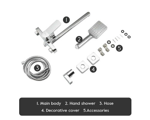 Смеситель для ванны Frap H61 F2261 универсальный Хром