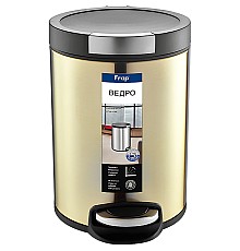 Ведро для мусора Frap F714 Бронза