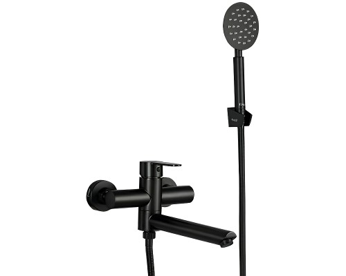 Смеситель для ванны Frap H801 F32801-6 универсальный Черный матовый