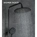 Душевая система Frap H67-6 F2467-6 Черная матовая