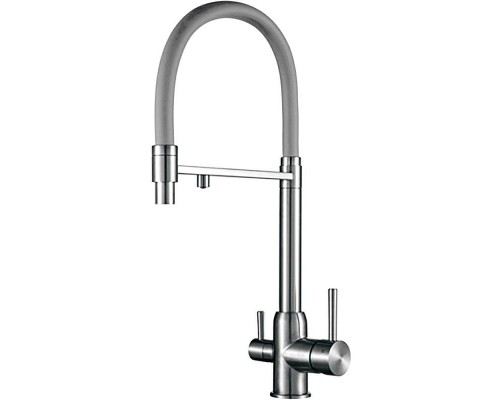 Смеситель для кухни Gappo G4399-5 Нержавеющая сталь Серый