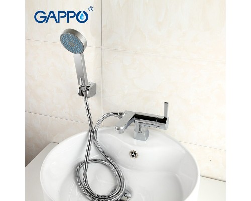 Смеситель на борт ванны Gappo Хром