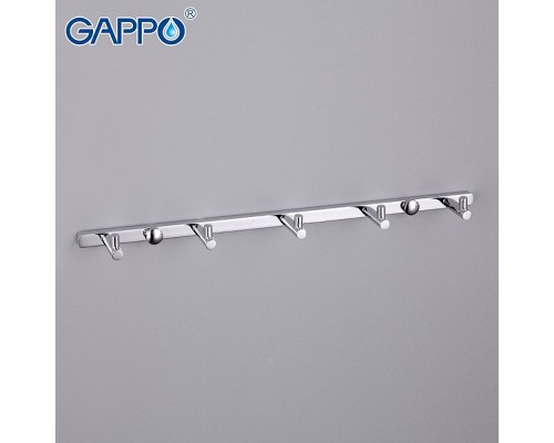 Вешалка для полотенец Gappo G202-5 Хром