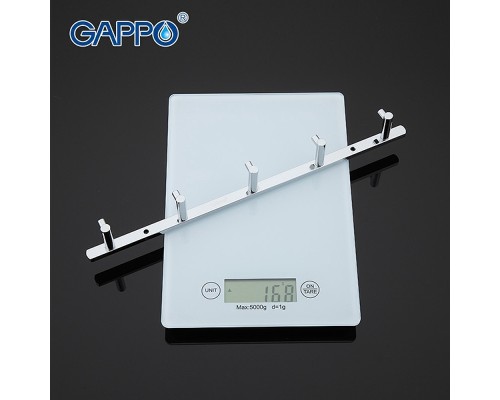 Вешалка для полотенец Gappo G202-5 Хром