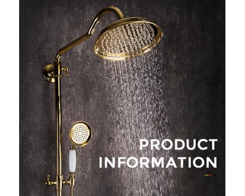 Душевая система Gappo G89-6 G2489-6 Золото