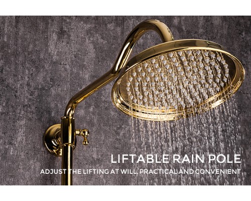 Душевая система Gappo G89-6 G2489-6 Золото