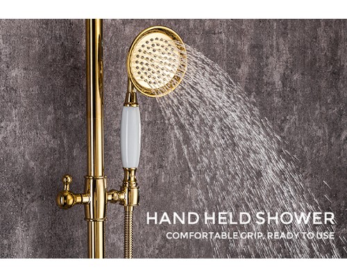 Душевая система Gappo G89-6 G2489-6 Золото