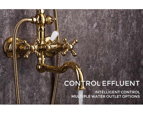 Душевая система Gappo G89-6 G2489-6 Золото