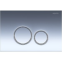 Клавиша смыва Aquatek KDI-0000018 Хром глянцевая