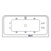 Акриловая ванна Excellent Arana 180x85 WAEX.ARA18.SMART.CR с гидромассажем