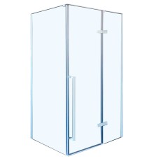Душевой уголок Ceruttispa 120х90 C1AW профиль Белый стекло прозрачное