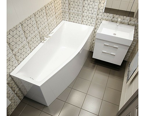 Ванна из искусственного камня Astra Form Скат 170х75 R 01010015 без гидромассажа