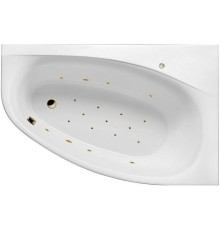 Акриловая ванна Excellent Kameleon 170x110 R Relax Золото с гидромассажем