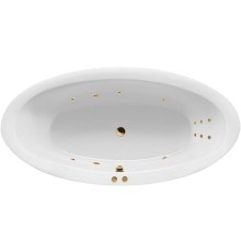 Акриловая ванна Excellent Lumina 190x95 WAEX.LUM19.LINE.GL с гидромассажем