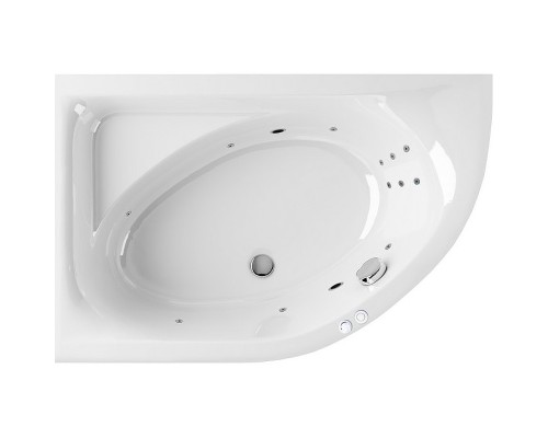 Акриловая ванна Excellent Aquarella 150x100 L WAEX.ARL15.LINE.CR с гидромассажем