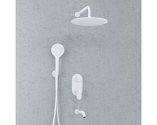 Душевая система WasserKRAFT А85161 Белая матовая