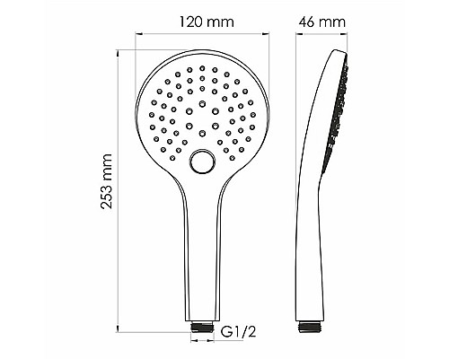 Душевая система WasserKRAFT А85161 Белая матовая
