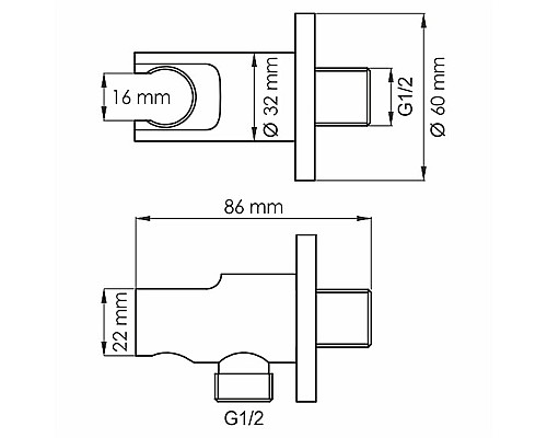 Душевая система WasserKRAFT А85161 Белая матовая