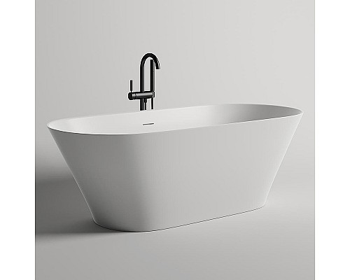 Ванна из искусственного камня Salini Mona 180х80 102921M Белая матовая