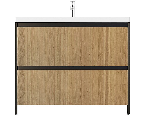 Тумба под раковину Velvex Klaufs 100 tnKLA.100.2Y.NEW-617.217 Шатанэ Черная