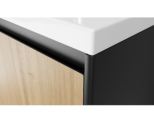 Тумба под раковину Velvex Klaufs 100 tnKLA.100.2Y.NEW-617.217 Шатанэ Черная