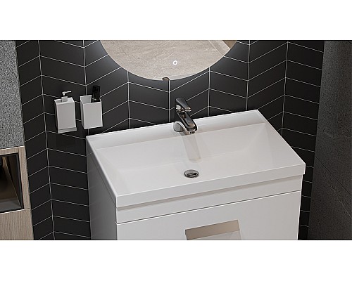 Тумба под раковину Velvex Orlando 70 tn.ORL.CLA.70.2Y Белая матовая