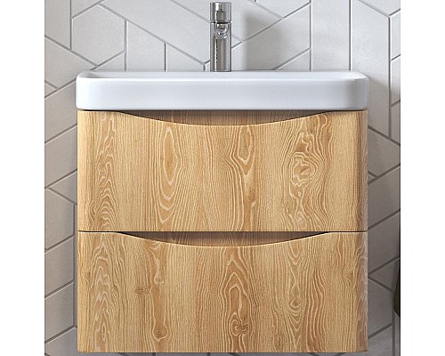 Тумба под раковину Velvex Clay 60 tp.CLA.9595.60.2Y подвесная Дуб верона