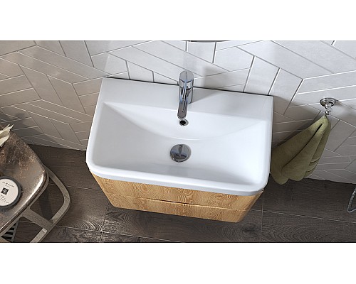 Тумба под раковину Velvex Clay 60 tp.CLA.9595.60.2Y подвесная Дуб верона