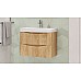 Тумба под раковину Velvex Clay 70 tp.CLA.9595.70.2Y подвесная Дуб верона