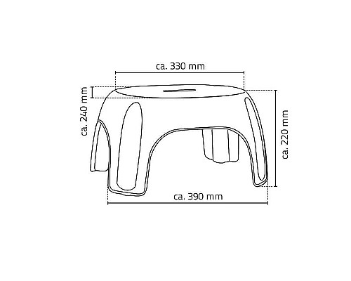 Табурет в ванную Ridder Assistent Promo А1102613 Фиолетовый