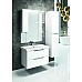 Зеркало со шкафом Avanti Uno 80 L 00710 с подсветкой Белое глянцевое