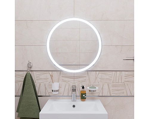 Зеркало DIWO Ростов 55 ЗЛП113 с подсветкой с сенсорным выключателем