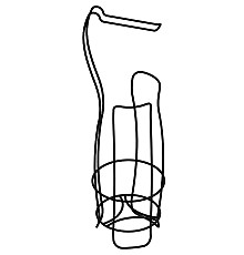 Напольная стойка DIWO Смоленск П16069 Черный муар